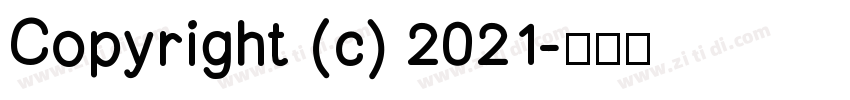Copyright (c) 2021字体转换